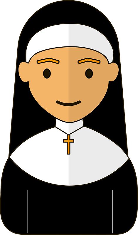 nun clipart|262 nun clipart images .